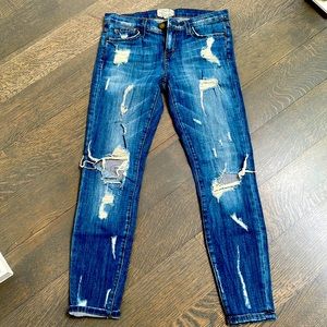CURRENT ELLIOT JEANS DISTRESSED